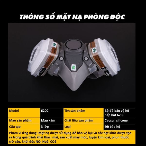 MẶT NẠ PHÒNG ĐỘC