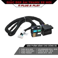 (Hàng chuẩn) Dây cắm Amply / DSP ô tô kết nối đầu zin Ford 2019-2020, Ford Territory và Ford Transit lõi đồng dài 1,5m