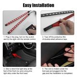 Đèn led gắn gầm ghế nội thất ô tô phiên bản cao cấp nhất app điều khiển tiếng việt tích hợp nhiều tính năng và chế độ sáng