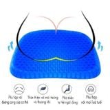 Đệm tổ ong 4D Sitter Gel Flex Silicone tấm lót ghế thoáng khí bảo vệ cột sống chất liệu mềm mại thân thiện