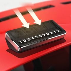 Bảng Số Điện Thoại Pin Sạc Năng Lượng Mặt Trời Phát Sáng Ban Đêm Dừng Đỗ Xe