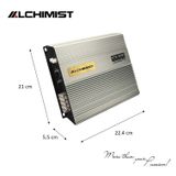 DSP Bộ Khuếch Đại Âm Thanh Ô Tô Kỹ Thuật Số Alchimist AD2C-2200 DSP 2 kênh lắp đặt sub gầm đôi hoặc loa cánh cho Loa ô tô
