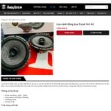 Loa Cánh Cửa Ô Tô Focal 165 AC, Loa Đồng Trục 6.5 Inch Thương Hiệu Đẳng Cấp Công Suất Cao
