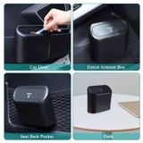 Thùng Rác Mini Để Trên Xe Ô Tô, Hộp chứa Rác Đa Năng có móc cài tiện dụng đơn giản gọn nhẹ chất liệu bền bỉ dày dặn