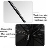 Dù che nắng ô tô 4 5 7 chỗ, ô chắn nắng kính lái ô tô vải dù cán kim loại cacbon chống tia uv