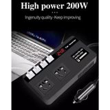 Bộ Chuyển Đổi Nguồn Điện 12V- 24V Sang 220V-200W Cho xe Ô Tô , Xe Hơi Công Suất Tối Đa 150W, Phụ Kiện Ô Tô Tổng Hợp