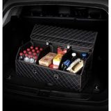 Hộp chứa đồ dài 76 cm bọc da sang trọng đa năng phù hợp đựng dụng cụ gia đinh hoặc để trên xe , thùng đựng đồ gập gọn loại cao cấp