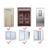 20M（10M*2) sẵn 3m Tự dính gioăng chữ D dành cho cửa  nhà, Dải cách âm Chống va chạm Ron cửa lắp khe hở cửa