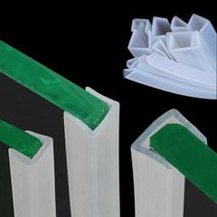 Gioăng kính Silicone cường lực chữ U viền cạnh kính chống va chạm Trendyhome