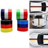 Hình dán xe hơi decal kiểu dành cho xe Đức ,Ý, Pháp, M sport dài 1m chất liệu vinyl sẵn keo bóc dính màu sắc nét