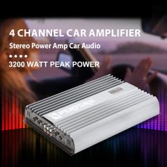 Bộ xử lý âm thanh DSP Q Pertors M668 công suất cao 4 kênh chung cho bộ khuếch đại xử lý âm thanh 12V 3200W gắn trên xe