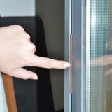 6M（3M*2） Tự dính D Loại cửa và cho Windows Bọt Seal Dải cách âm Chống va chạm Ron cửa lắp khe hở cửa