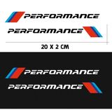 Tem Sticker Phản Quang Decal  Dán Trang Trí Xe Hơi Bmw ô tô  Series 3 5 X3 X4 X5 X6 chữ Performance