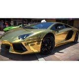 Decal chrome vàng 3 lớp hàng cao cấp chuyên dụng dán ô tô xe máy trang trí nội ngoại thất phong cách sang chảnh dubai hu