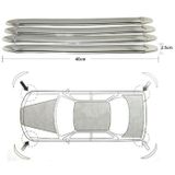 Bộ 2 miếng nẹp dải dán chrome chống va đập góc, thân xe hơi. Miếng dán chống va đập đa năng