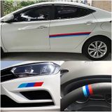 decal dán xe thể thao phong cách BMW M sport, cờ ý, đức, pháp, loại cao cấp độ bền cao
