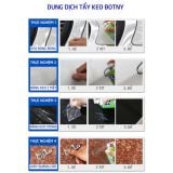 Dung dịch tẩy keo băng dính, bám bẩn nhựa đường, tẩy keo 3M thương hiệu Botny, Flamingo chất lượng tốt