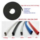 Nẹp viền cao su chữ U lõi thép, chống va đập cửa xe Ô tô cuộn 5 méT MÀU ĐỎ
