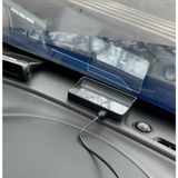 BỘ HIỂN THỊ THÔNG TIN TỐC ĐỘ LÊN KÍNH LÁI Ô TÔ XE HƠI HUD V8 MÀU TRẮNG ĐƠN GIẢN GIÁ RẺ