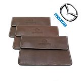 Ví da đựng đăng kiểm, giấy tờ ô tô chất liệu da cao cấp hàng loại 1 dày dặn - Bóp đựng giấy tờ xe hơi có logo các dòng x