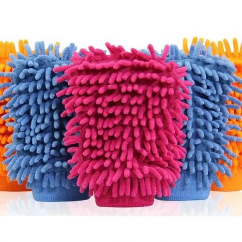 Guante de Microfibra para Limpieza Multiusos - Guante En Microfibra Para El Lavado De C