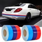 Hình dán xe hơi decal kiểu dành cho xe Đức ,Ý, Pháp, M sport dài 1m chất liệu vinyl sẵn keo bóc dính màu sắc nét