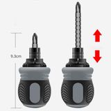 Bộ tô vít lùn từ tính đa năng 12 đầu, Tua vít trợ lực đảo chiều sửa chữa nhà cửa, ô tô, xe máy siêu bền