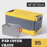 Thùng nhựa đựng cốp xe ô tô Hộp Đựng Đồ Đa Năng tiện lợi hơn với những chuyến đi picnic, sắp xếp đồ đạc trong nhà