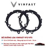 Dưỡng loa cánh ô tô 6.5 inch Vinfast VF3, VF5 nhựa PVC đen bóng hàng cao cấp loại đa năng mẫu 2025