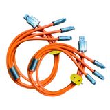 Dây Cáp Sạc Nhanh 3 Đầu 120w Hỗ Trợ Sạc Nhanh 3 Trong 1, Chất Liệu Silicon và Hợp Kim Kẽm Siều Bền