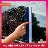 Gạt nước mưa lưỡi cao su dài 30 cm màu xanh dùng để gạt kính lái xe ô tô gương nhà tắm