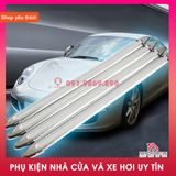 Bộ chrome dán viền ô tô chống va đập viền trước và sau 4 cạnh của ô tô