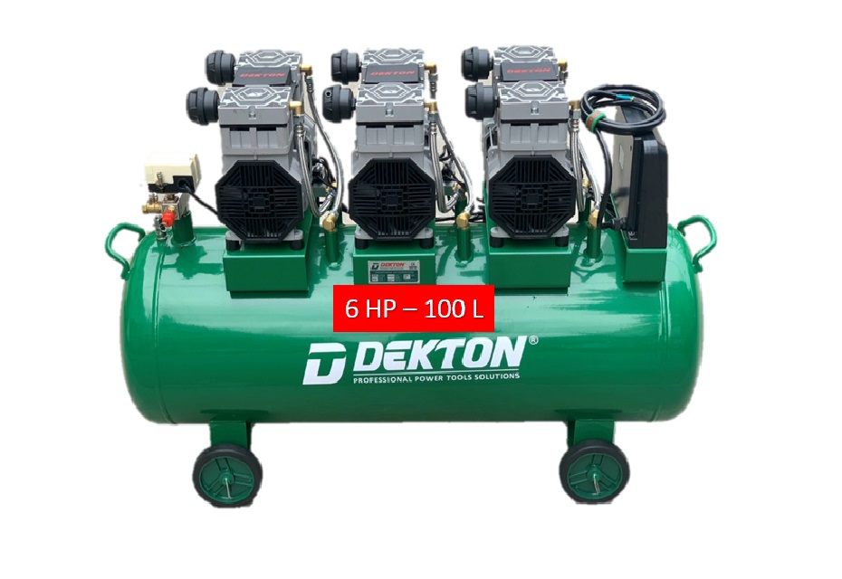 Máy Nén Khí Dekton DK 59-100 - 100L - 6 HP (Không Dầu) – Oshimakhaiphat