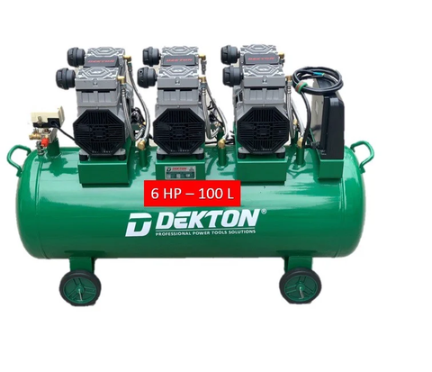 MÁY NÉN KHÍ DEKTON DK -AC 59-100 - 100L - 6 HP (KHÔNG DẦU)