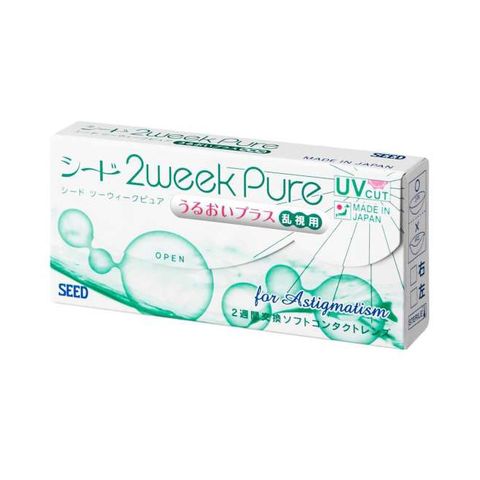  SEED 2WEEKPURE UP FOR ASTIGMATISM – KÍNH ÁP TRÒNG 2 TUẦN KHÔNG MÀU LOẠN THỊ 