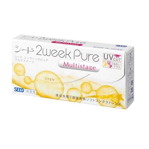  SEED 2WEEKPURE MULTISTAGE – KÍNH ÁP TRÒNG 2 TUẦN KHÔNG MÀU HAI TRÒNG (LÃO THỊ) 