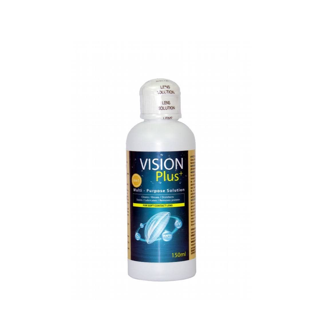 Dung dịch ngâm kính áp tròng Vision Plus + loại 150 ml