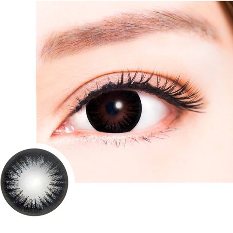  [Một Miếng] Kính Áp Tròng Australia Màu Đen Medicolor 3 tháng – Lens Màu Đen (Black) 