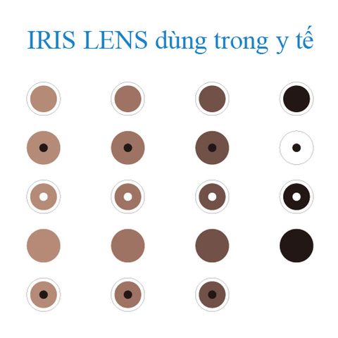  IRIS LENS – KÍNH ÁP TRÒNG THẨM MĨ Y TẾ 