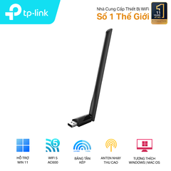 Card mạng không dây USB TP-Link Archer T2U Plus AC600