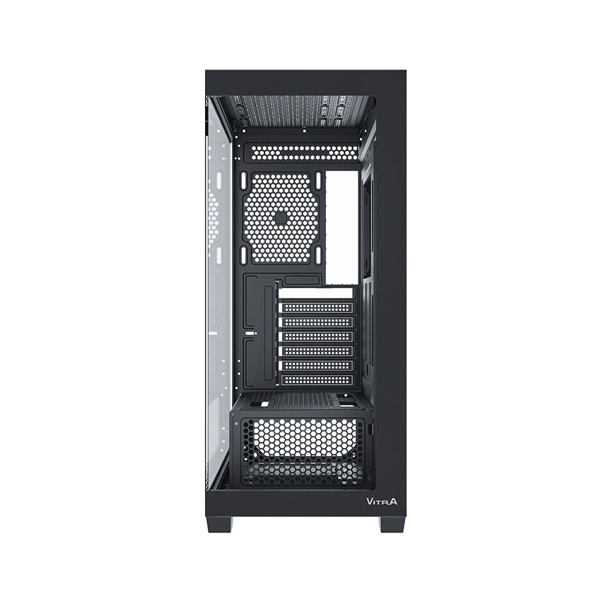 Vỏ Case VITRA ATLANTIS WX1 Black (ATX/Màu Đen)