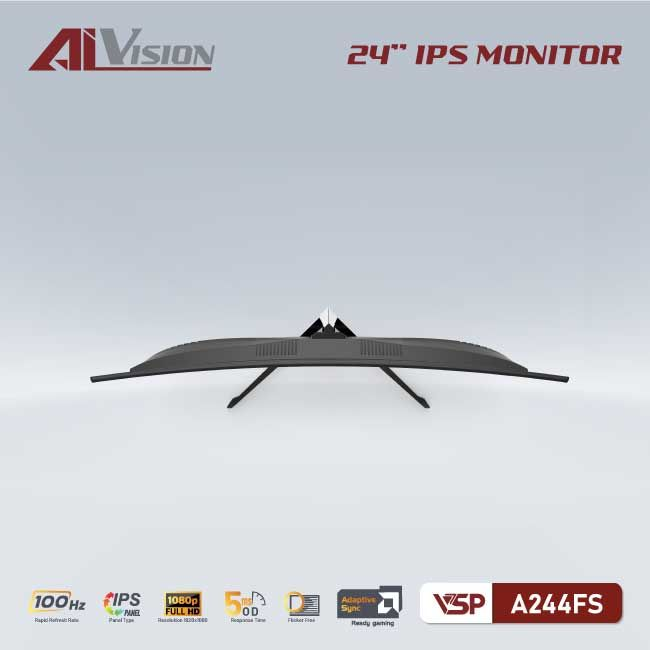 Màn hình VSP IPS 24inch tràn viền AIVISION A244FS (Black)