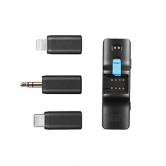 Micro thu âm cài áo BoyaLink A1 Type C/Lightning/3.5mm (1 Mic - 3 jack kết nối - 1 dây sạc)