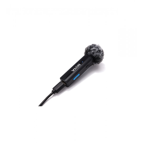 Micro thu âm cài áo BoyaLink A1 Type C/Lightning/3.5mm (1 Mic - 3 jack kết nối - 1 dây sạc)