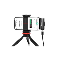 Micro thu âm cài áo BoyaLink A1 Type C/Lightning/3.5mm (1 Mic - 3 jack kết nối - 1 dây sạc)