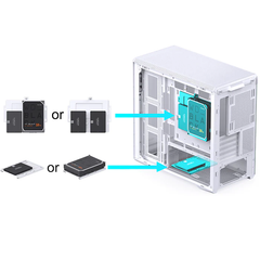 Vỏ Case Jonsbo D301 M-ATX White