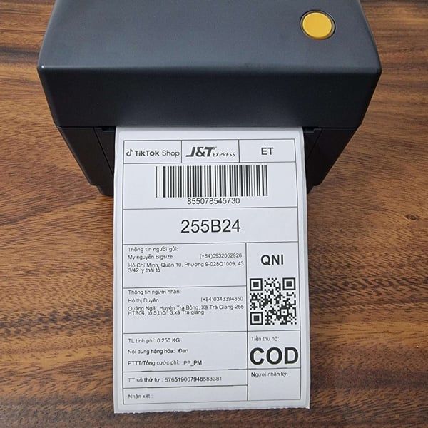 Máy in mã vạch, đơn hàng Tiktok, Shopee Xprinter XP-DT426B (khổ A6 - A7)