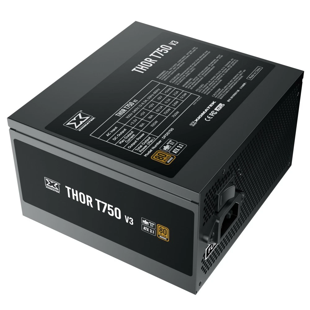 Nguồn máy tính XIGMATEK THOR T750 V3 750W 80 Plus Bronze