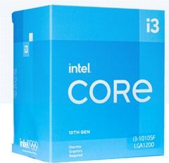 CPU Intel Core i3-10105F (3.7GHz turbo up to 4.4Ghz, 4 nhân 8 luồng, 6MB Cache, 65W) - Socket Intel LGA 1200