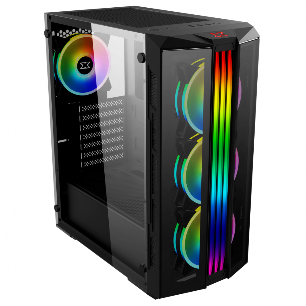 XIGMATEK TRIPLE X (EN44245) - PREMIUM ATX, RGB STRIP